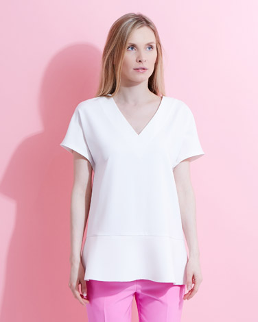 Lennon Courtney at Dunnes Stores Frill T-Shirt